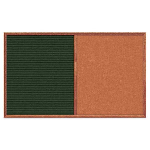 Slim Style Indoor Enclosed Corkboard, 24